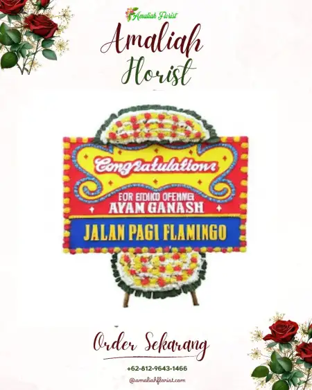 Sewa Papan Bunga Gika